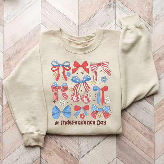 Independence Day Patriotic Bows - 4th of July Ready-to-Press DTF Transfer - Sam's DTF Transfers