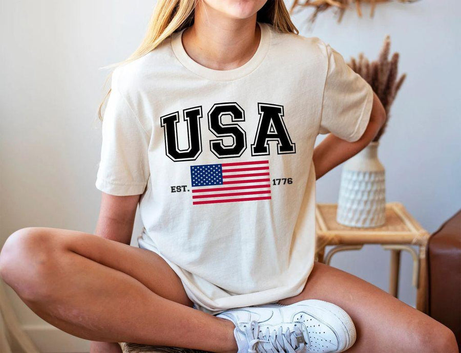 USA Est. 1776 - 4th of July Ready-to-Press DTF Transfer
