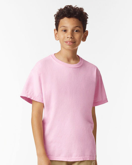 9018 - Comfort Colors - Garment-Dyed Youth Heavyweight T-Shirt - Sam's DTF Transfers