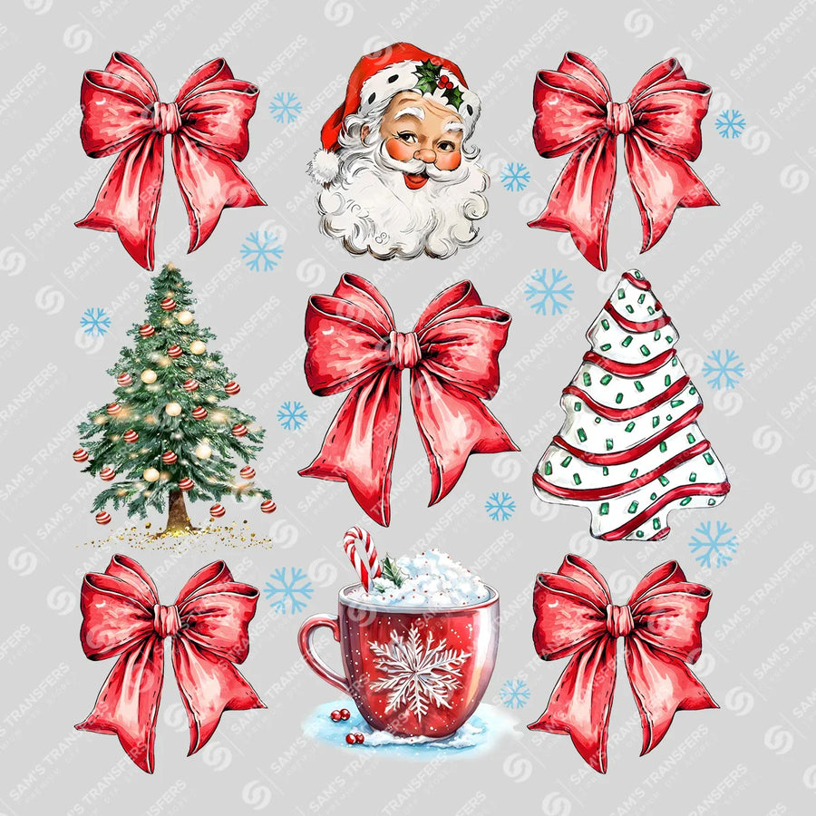 Classic Christmas Delight DTF Transfer