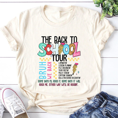 "The Back to School Tour" Ready-to-Press DTF Transfer