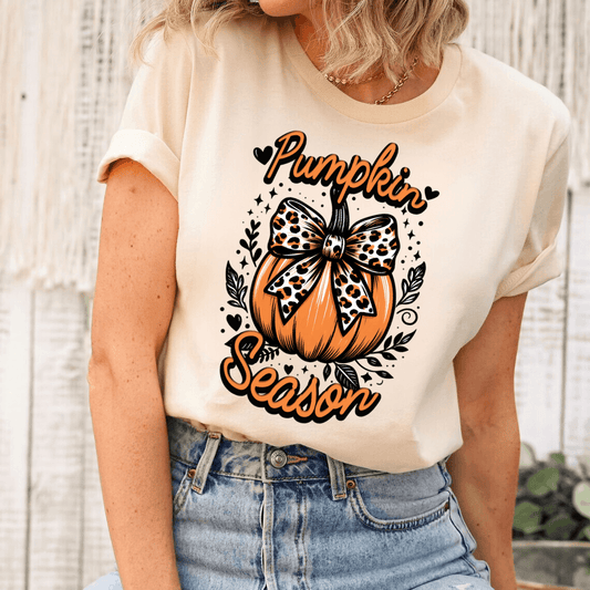 Pumpkin Season DTF Transfer - Sam's DTF Transfers