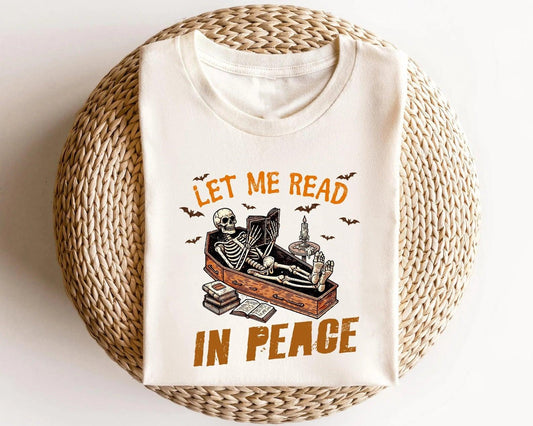 Skeleton Reading DTF Transfer - Sam's DTF Transfers