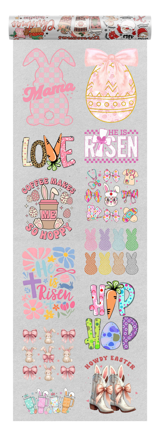 Easter DTF Transfer Bundle - 12 Ready-to-Press Holiday Designs - Sam's DTF Transfers