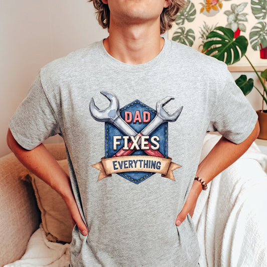 Apparel featuring a Father's Day Best Dad Ready DTF Transfer-themed DTF transfer.