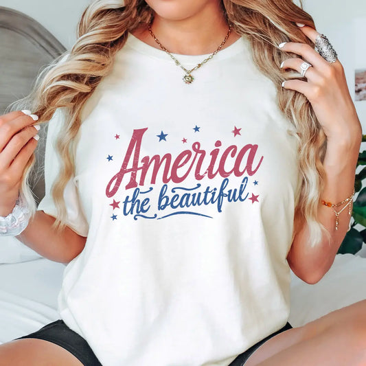 America the Beautiful – Elegant Patriotic Script