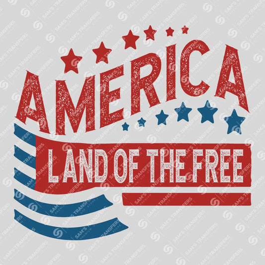 America Land of the Free – Patriotic Stars & Stripes