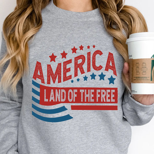 America Land of the Free – Patriotic Stars & Stripes