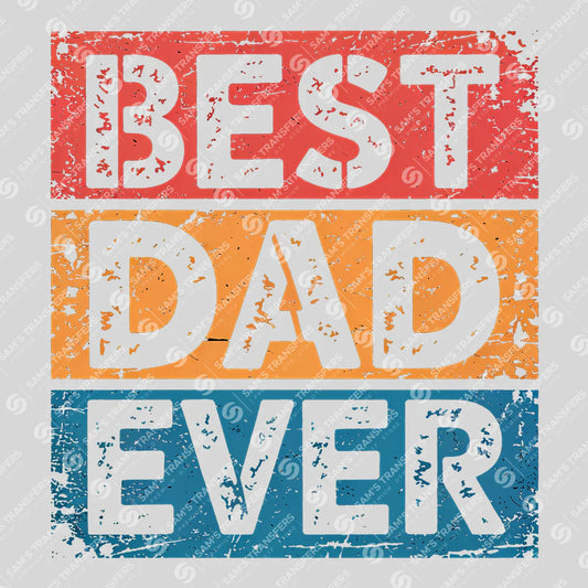 Father's Day Best Dad Ready DTF Transfer | FR1981