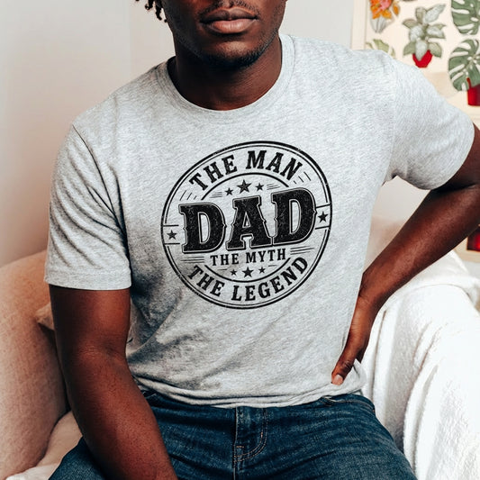 Apparel featuring a Father's Day Best Dad Ready DTF Transfer-themed DTF transfer.