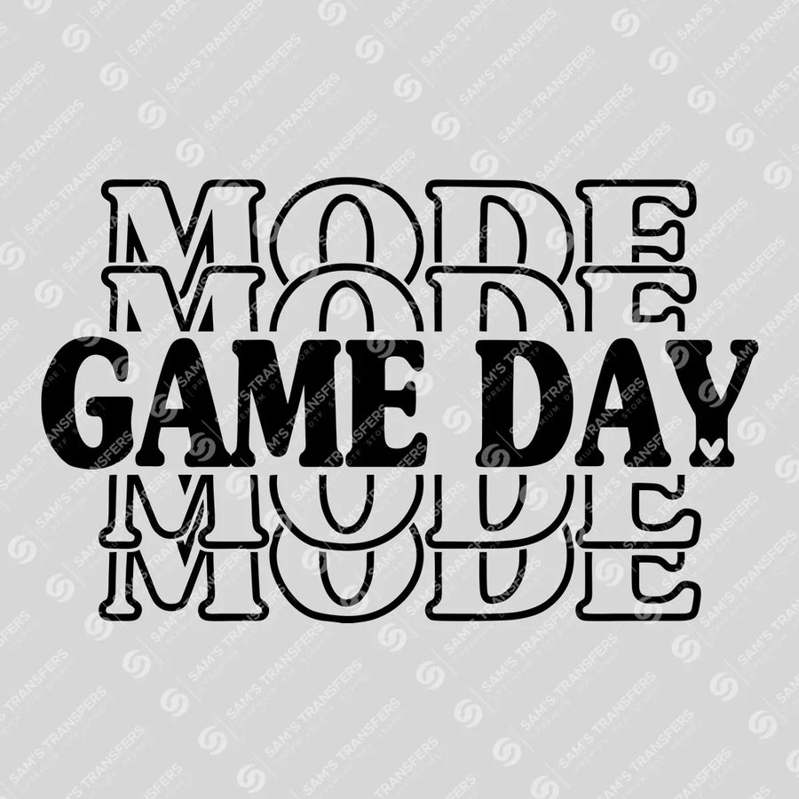 Game Day Mode Ready-to-Press DTF Transfer