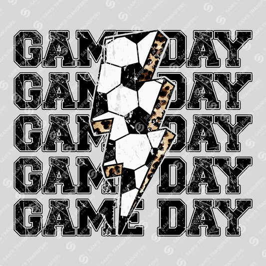 Game Day Lightning Soccer Ready-to-Press DTF Transfer