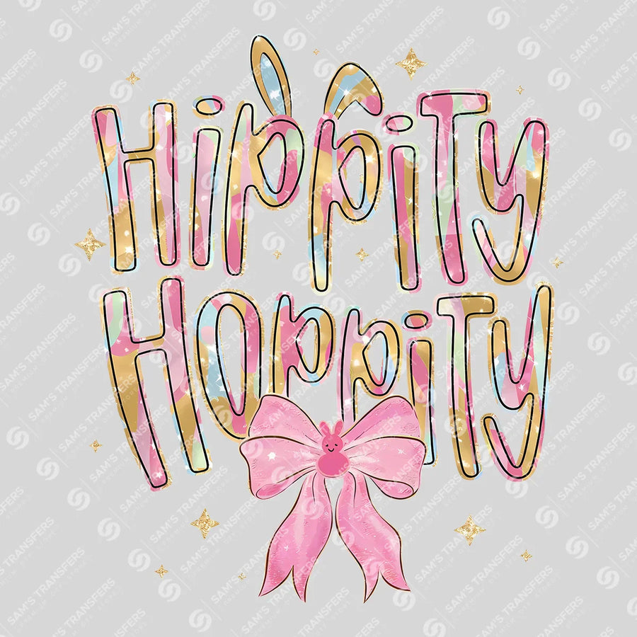 Hippity Hoppity Easter Bunny Ready-to-Press DTF Transfer