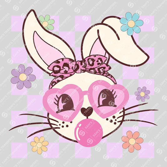 Bubblegum Bunny Easter Ready-to-Press DTF Transfer