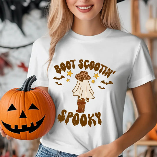 Sweatshirt featuring a Christmas-themed DTF transfer.