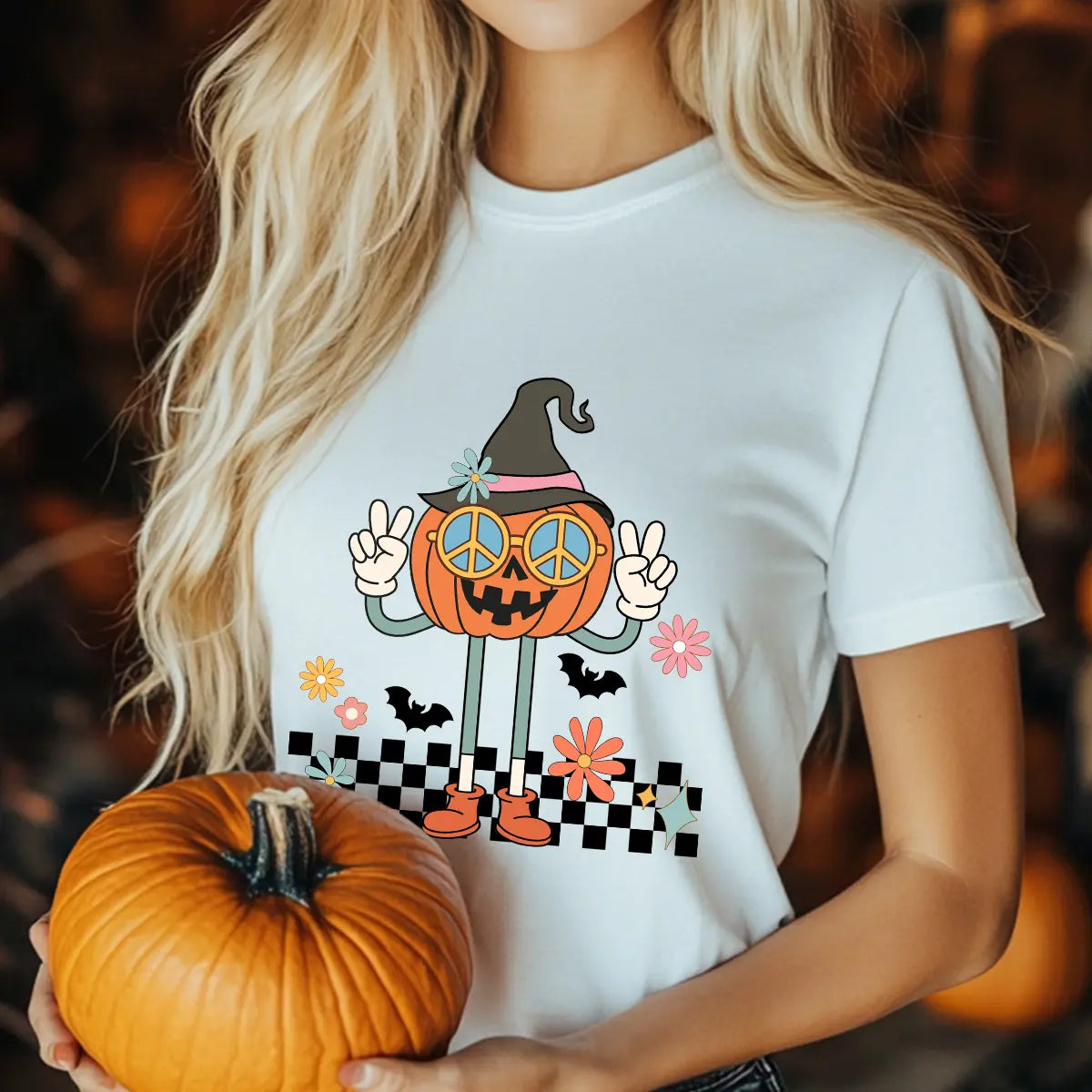 Sweatshirt featuring a Christmas-themed DTF transfer.