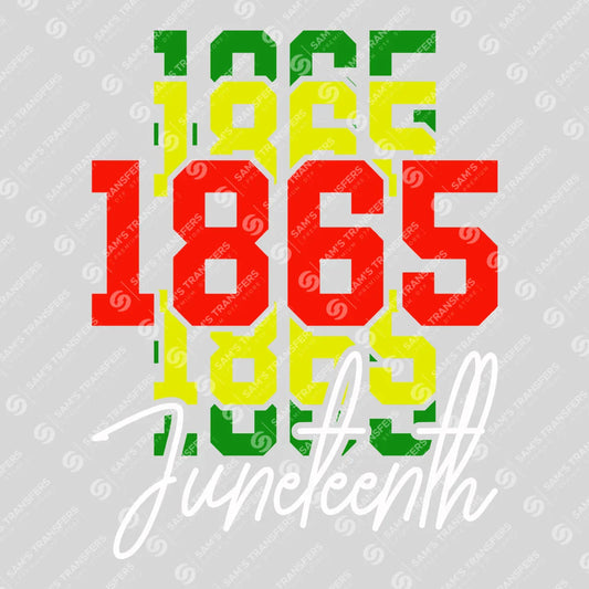 Juneteenth Freedom Day DTF Transfer