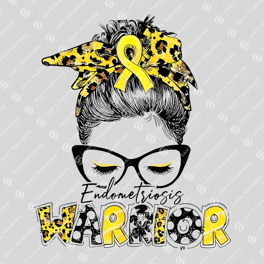 Endometriosis Warrior – DTF Transfers Ready to Press