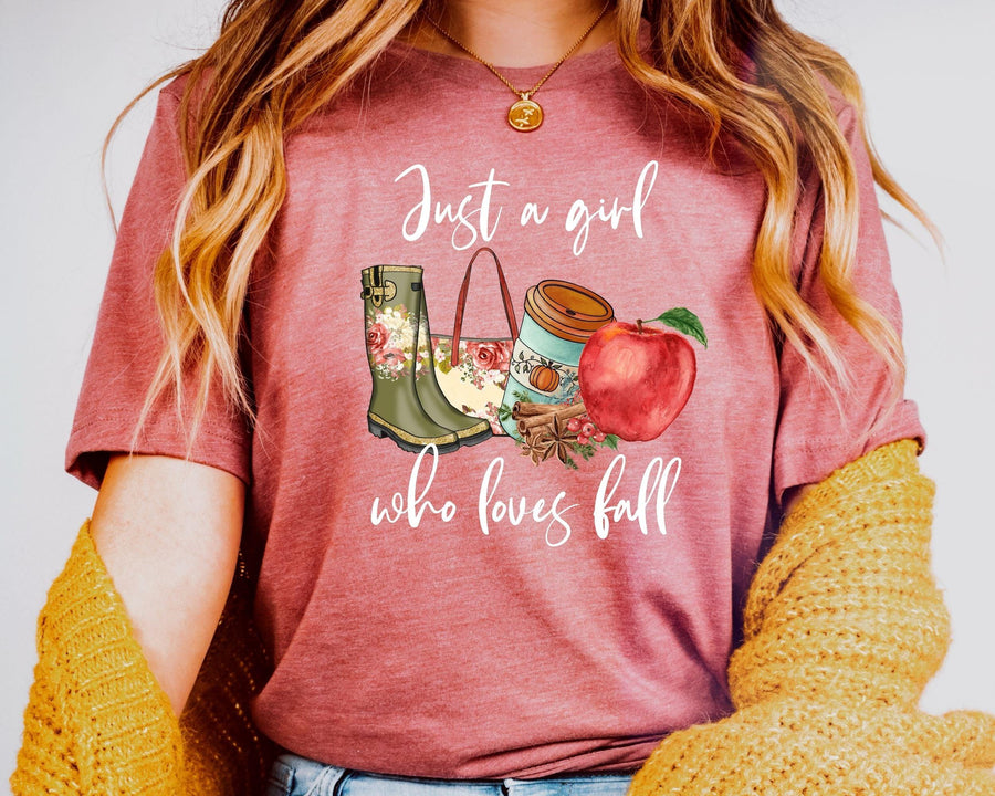 Just a Girl Who Loves Fall - Halloween DTF Transfer