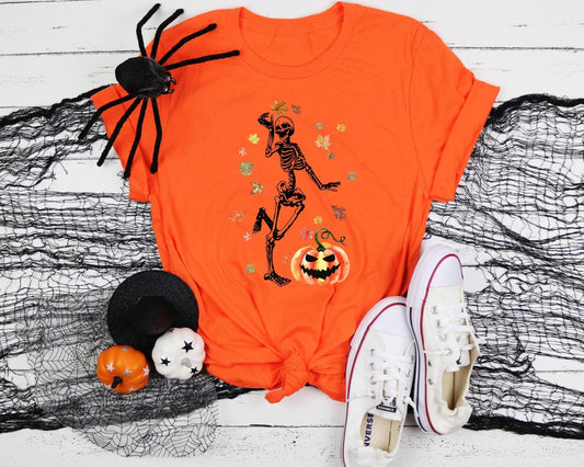 Spooky Skeleton Fun - Halloween DTF Transfer - Sam's DTF Transfers