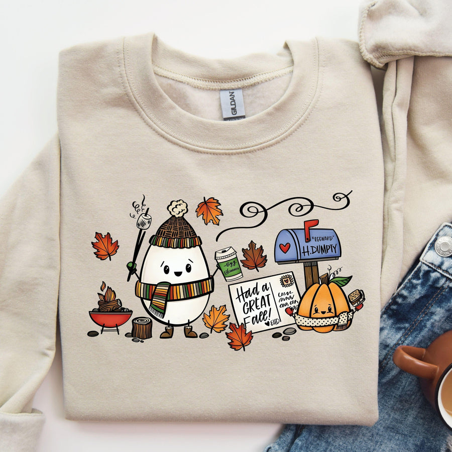 Autumn Comforts - Whimsical Halloween DTF Transfer