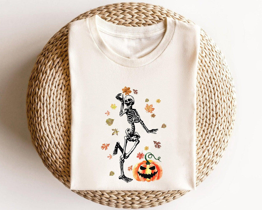 Spooky Skeleton Fun - Autumn Edition Halloween DTF Transfer
