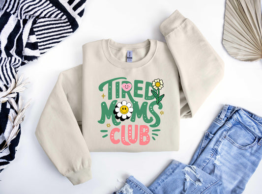 Tired Moms Club Ready-to-Press DTF Transfer - Sam's DTF Transfers