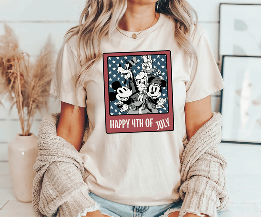 Happy 4th of July Patriotic Ready-to-Press DTF Transfer - Sam's DTF Transfers