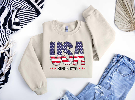 USA Since 1776 Patriotic Ready-to-Press DTF Transfer - Sam's DTF Transfers