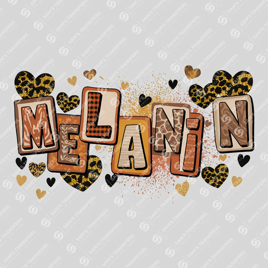 Black History DTF Transfer | Melanin Design