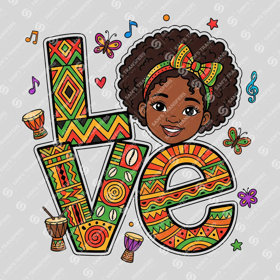 Juneteenth Day DTF Transfer | LOVE