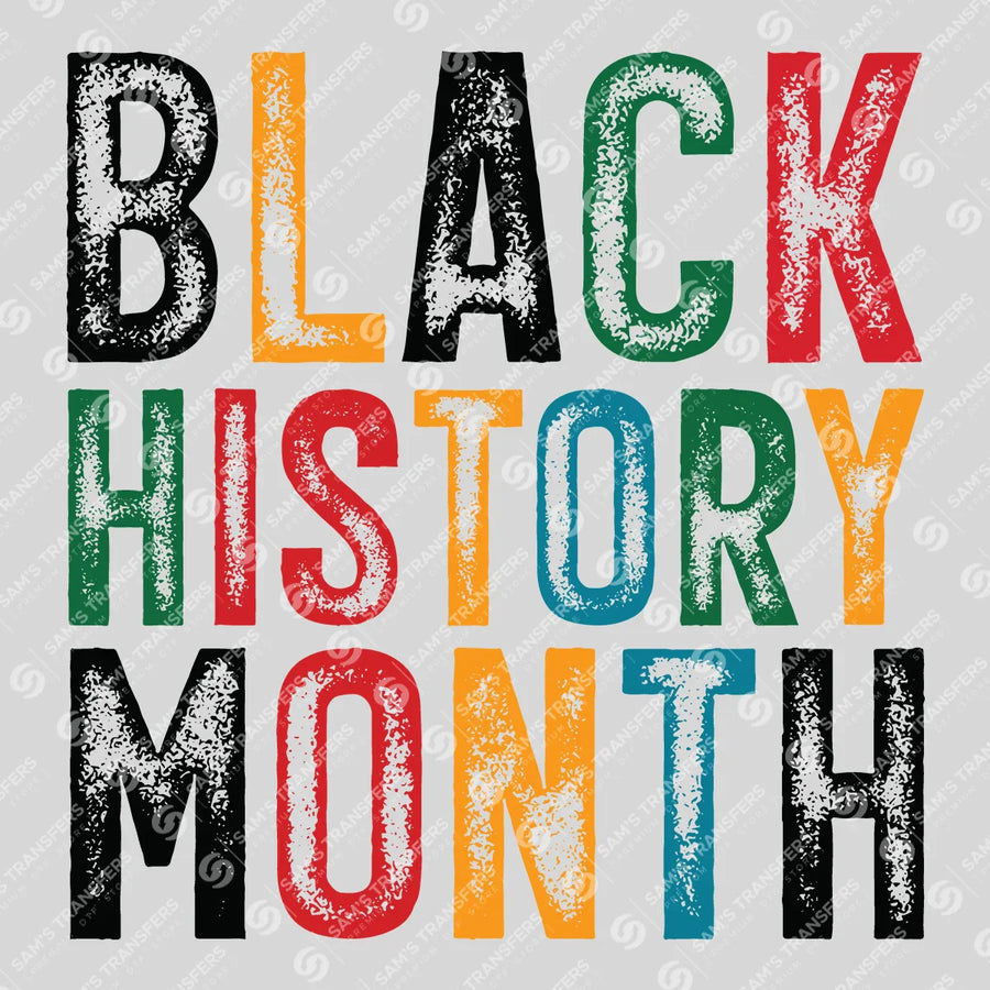 Black History DTF Transfer