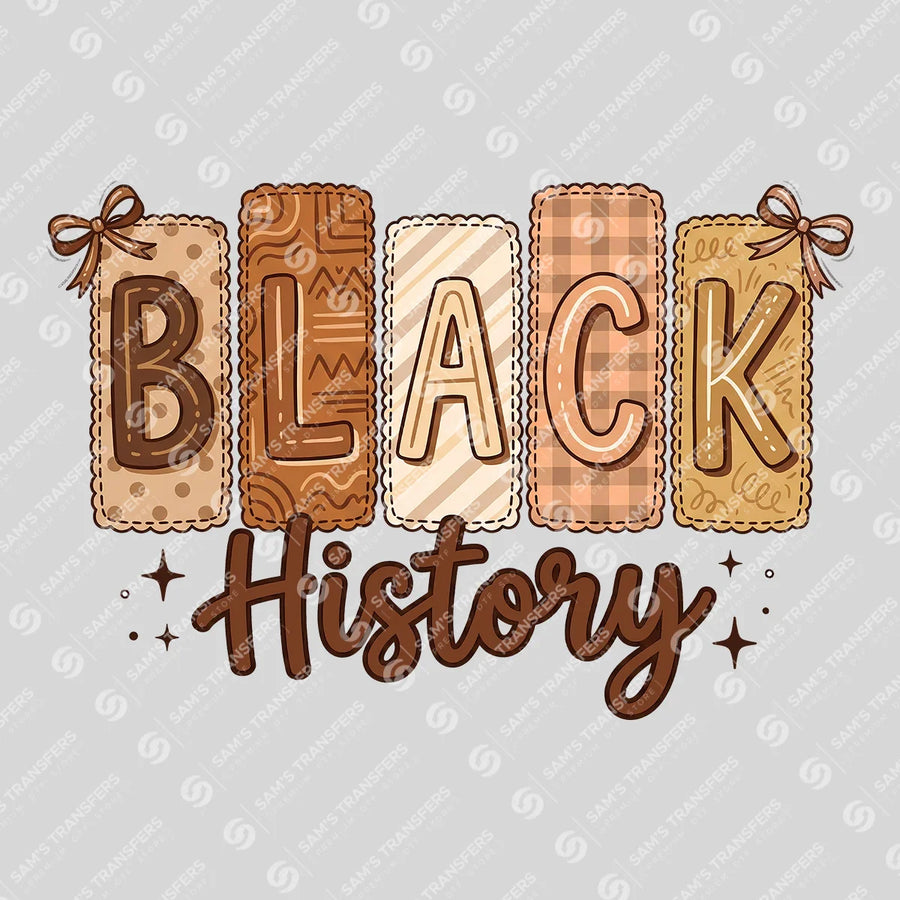 Black History DTF Transfer