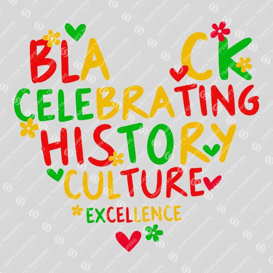Black History DTF Transfer | Black Celebrating History