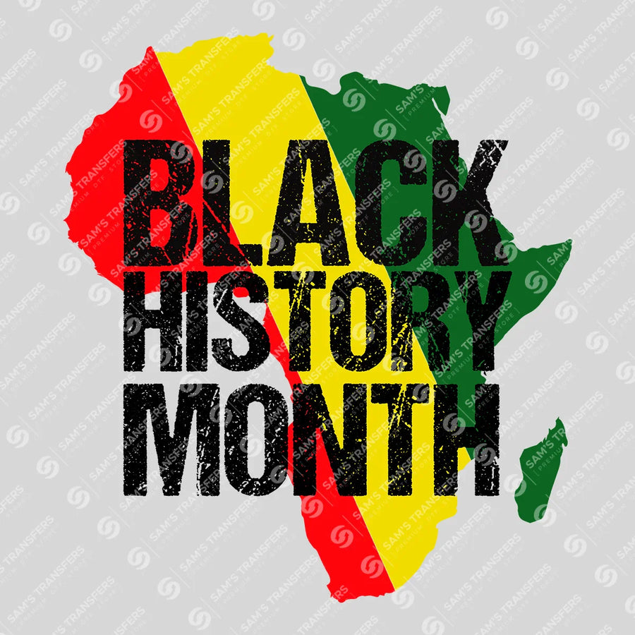 Black History DTF Transfer