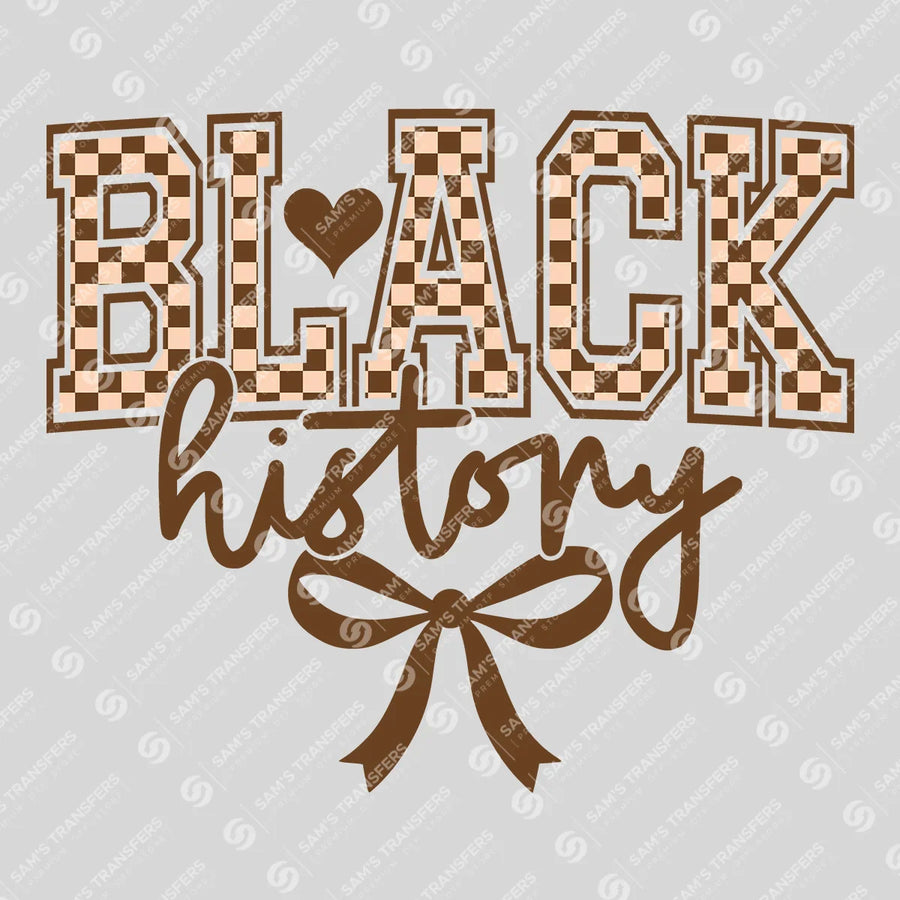 Black History DTF Transfer