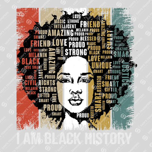 Black History DTF Transfer
