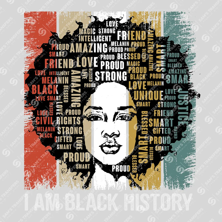 Black History DTF Transfer