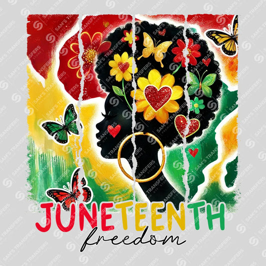 Juneteenth Freedom Day DTF Transfer