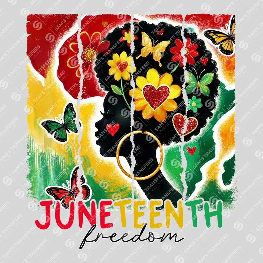 Juneteenth Freedom Day DTF Transfer