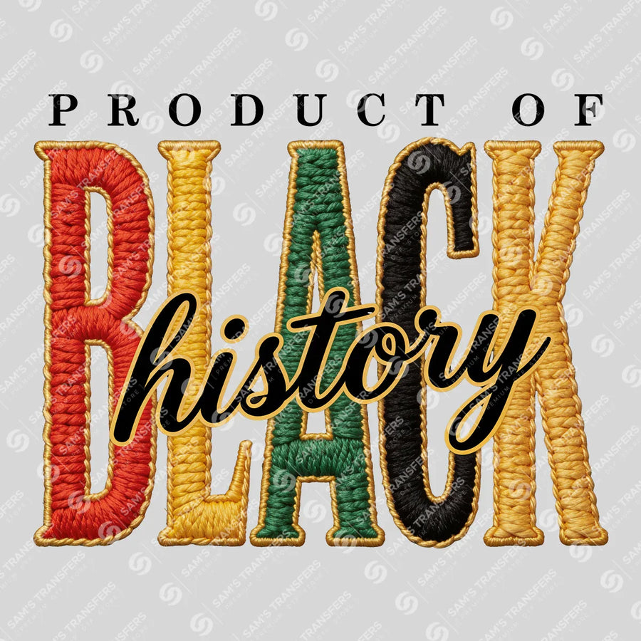 Black History DTF Transfer