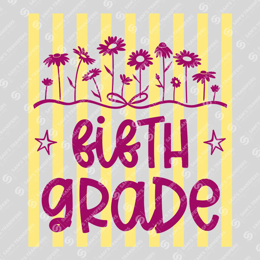 Fifth Grade Wildflowers Ready-to-Press DTF Transfer | SAT00073