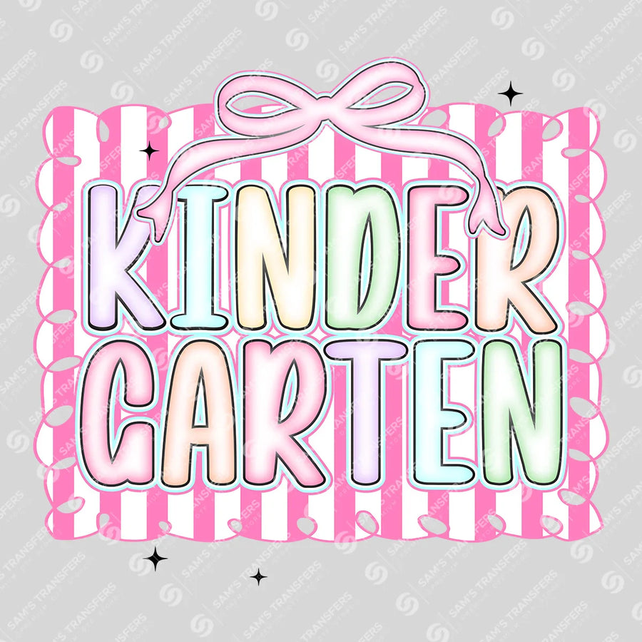 Kindergarten Pastel Ready-to-Press DTF Transfer | SAT00139