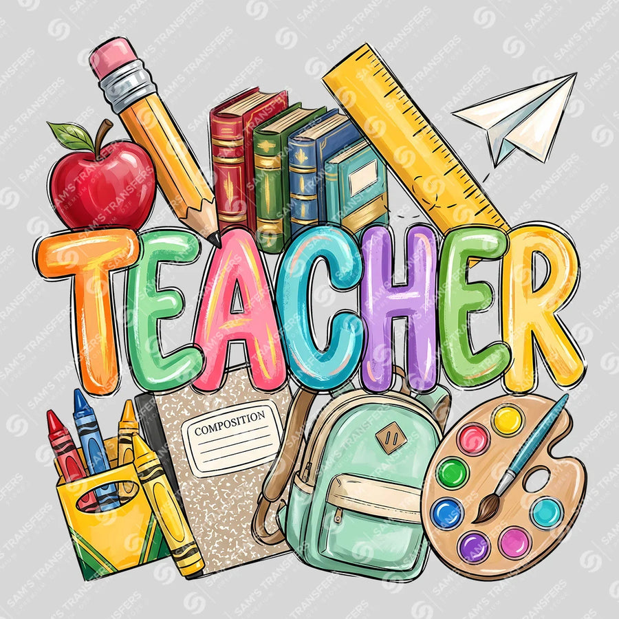 Teacher Ready-to-Press DTF Transfer | SAT00176