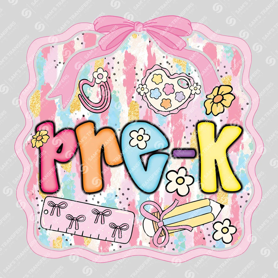 Pre-K Doodle Ready-to-Press DTF Transfer | SAT00245