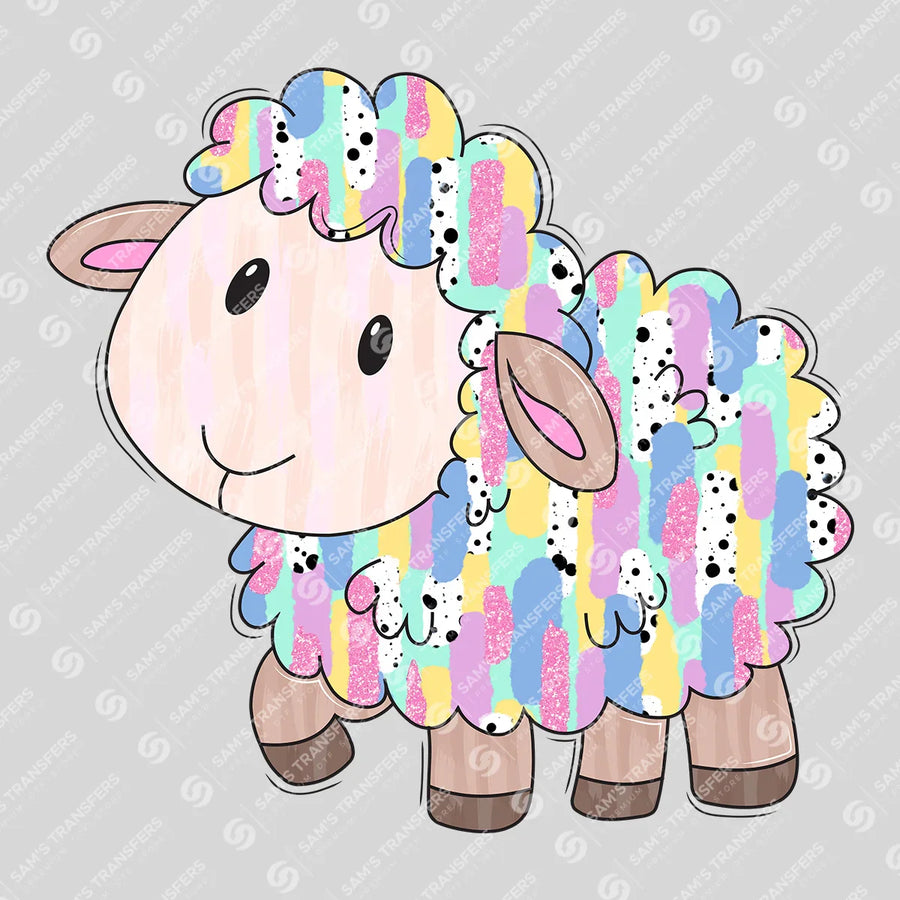 Easter Lamb Ready-to-Press DTF Transfer | SAT00307