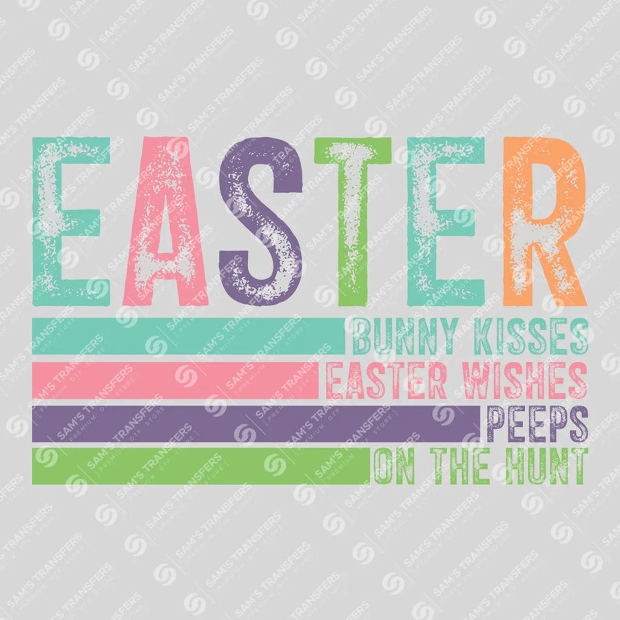 Easter Bunny Kisses Ready-to-Press DTF Transfer | SAT00347