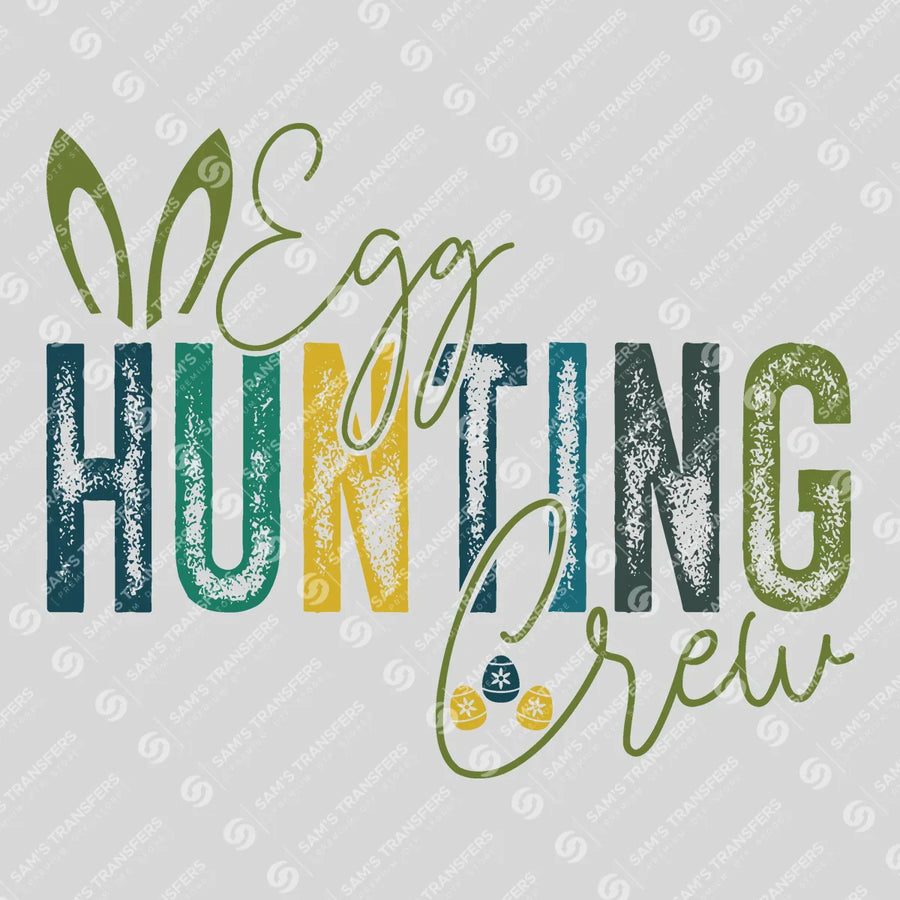 Egg Hunting Crew Ready-to-Press DTF Transfer | SAT00368