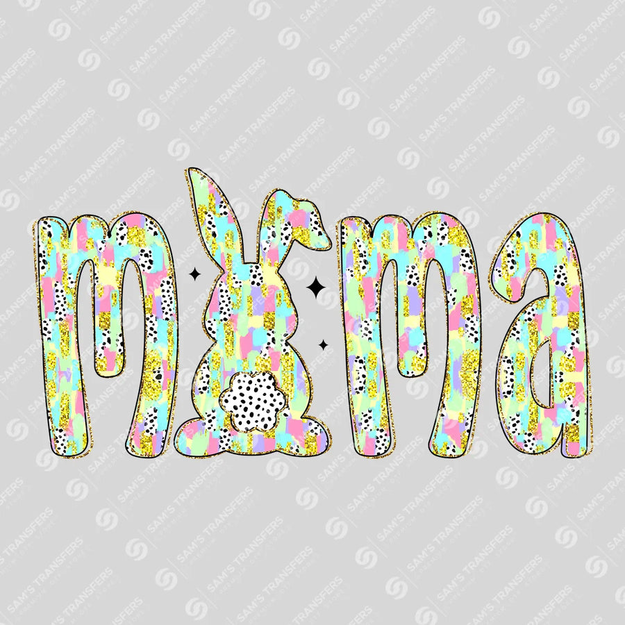 Mama Bunny Ready-to-Press DTF Transfer | SAT00376