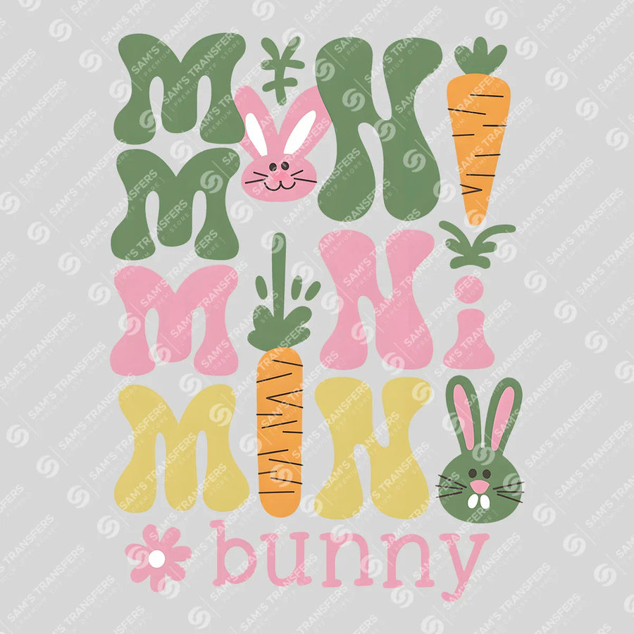 Mini Bunny Ready-to-Press DTF Transfer | SAT00412